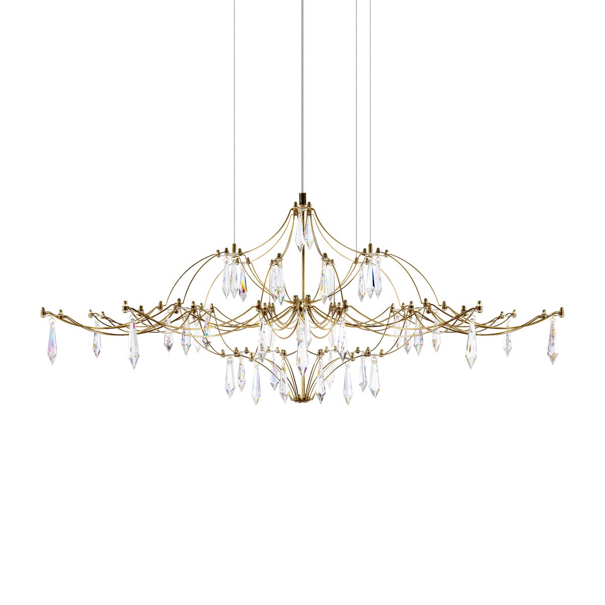 Подвесная люстра Loft IT Mira 10587/1000 Gold Asfour