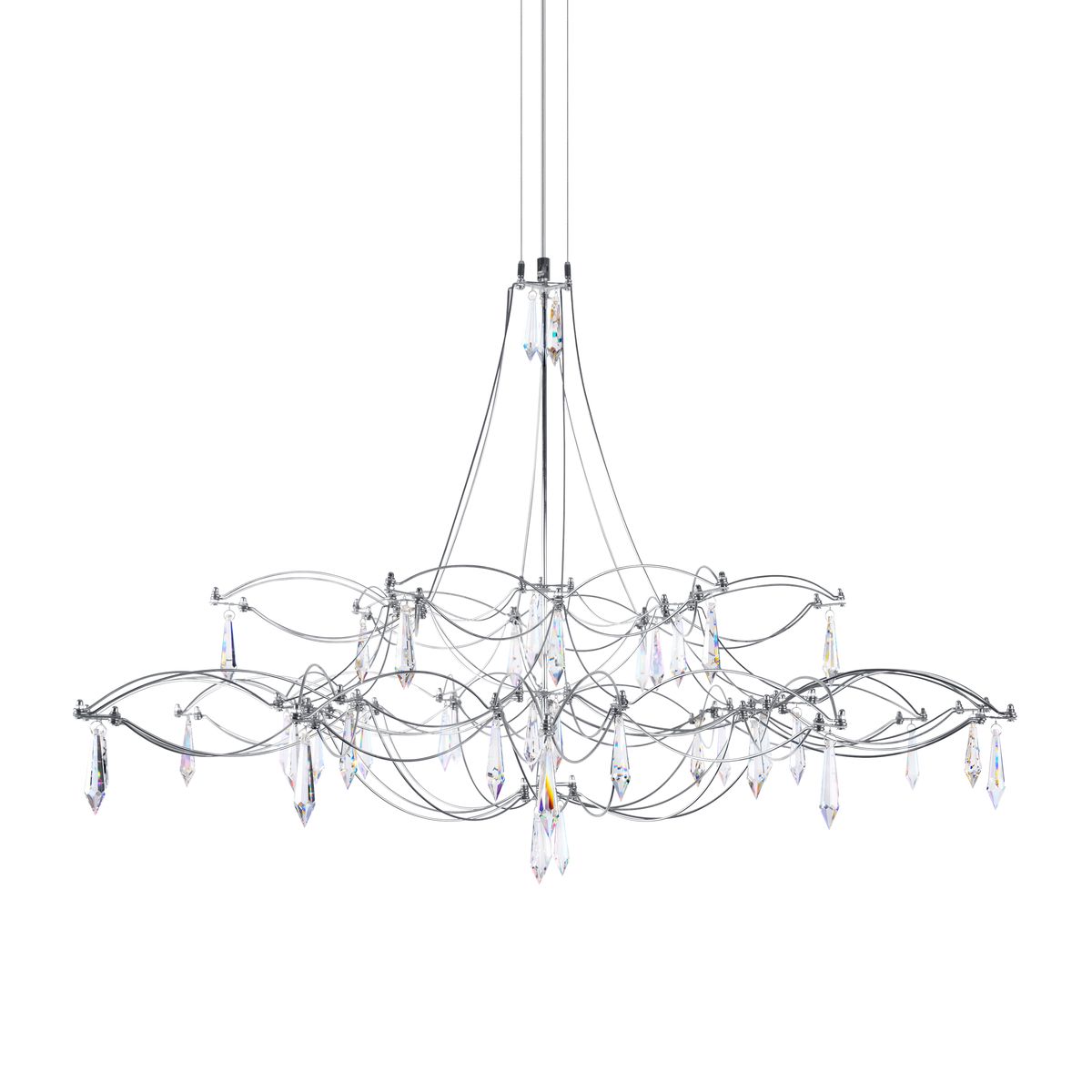 Подвесная люстра Loft IT Mira 10590/1000 Silver Asfour