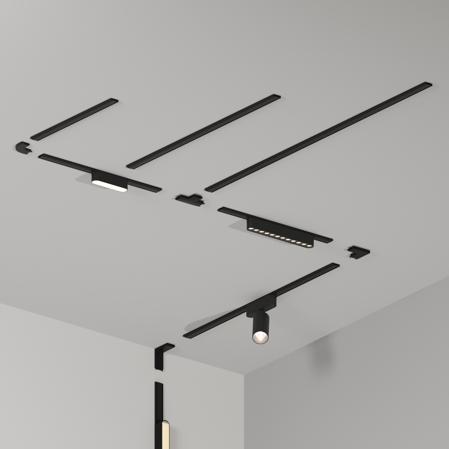 Светильник трековый ZZOK NLM12-BK-S