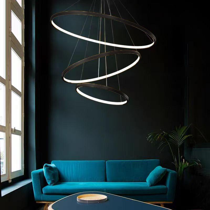 Люстра подвесная Alfa Light F0424-14 400+600+800mm bk