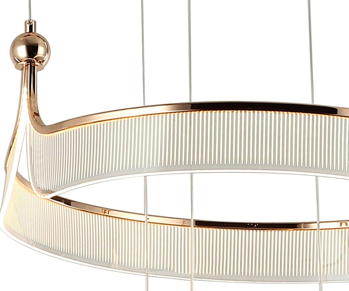 Подвесной светодиодный светильник Kink Light Риваль 08045-80+60+50+40,37