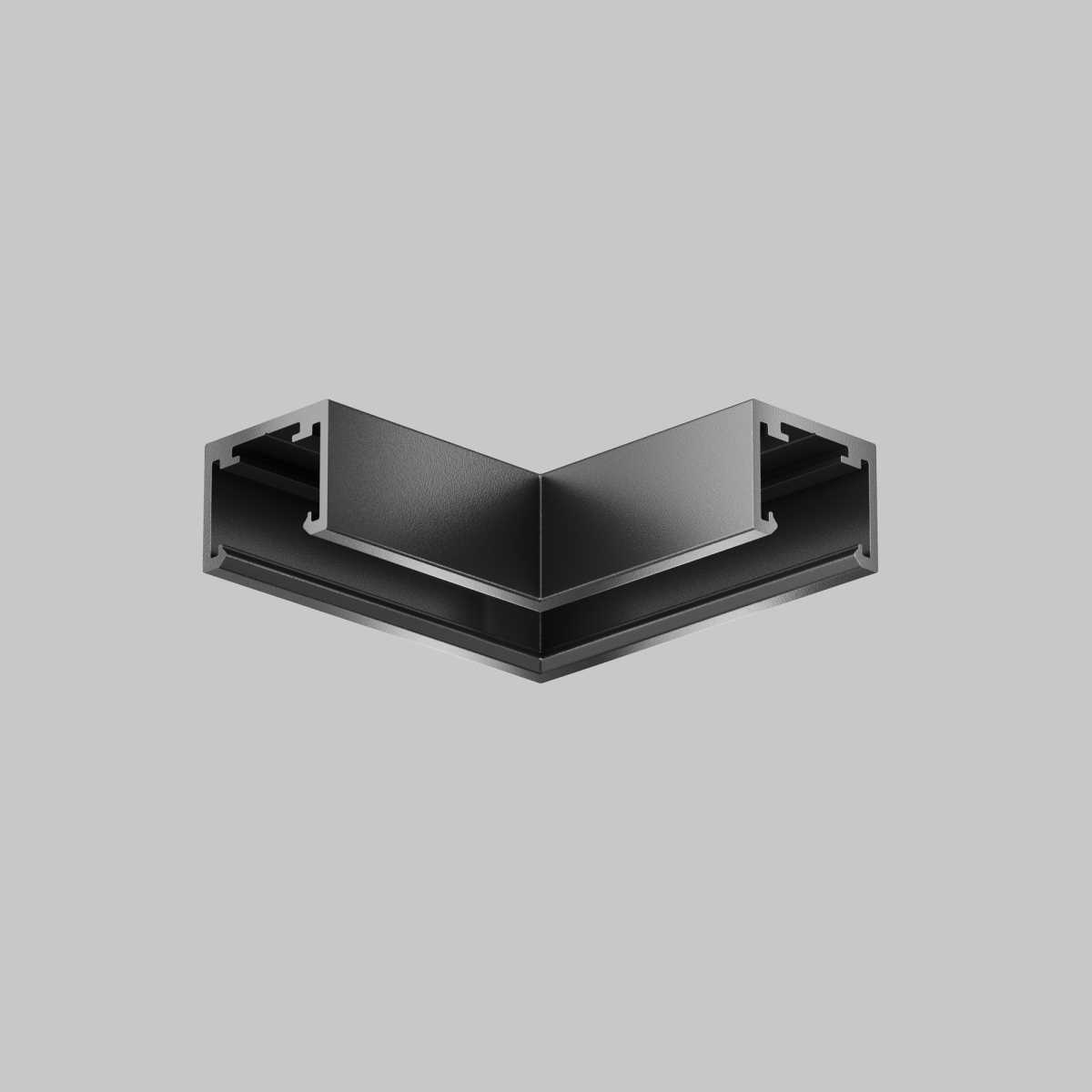 Коннектор угловой Exility X накладной, черный Maytoni Technical EXILITY X Accessories for tracks Exility X TRA239CL-41B