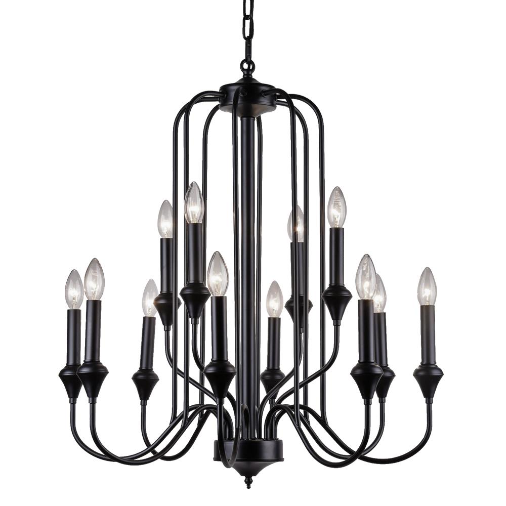 Люстра Milosh tendence 0803CL-12BK