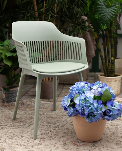 Стул Stool Group Crocus с подушкой серо-зеленый