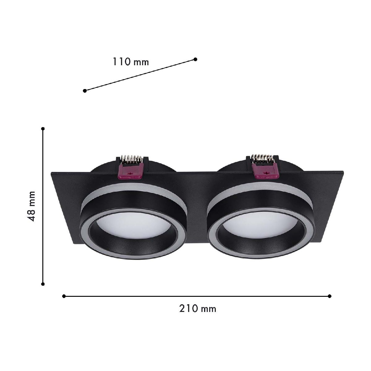 Встраиваемый светильник Favourite 4651-2C