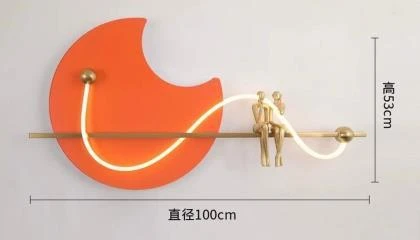 Бра Alfa Light F4324-27 L1000*H530 orange