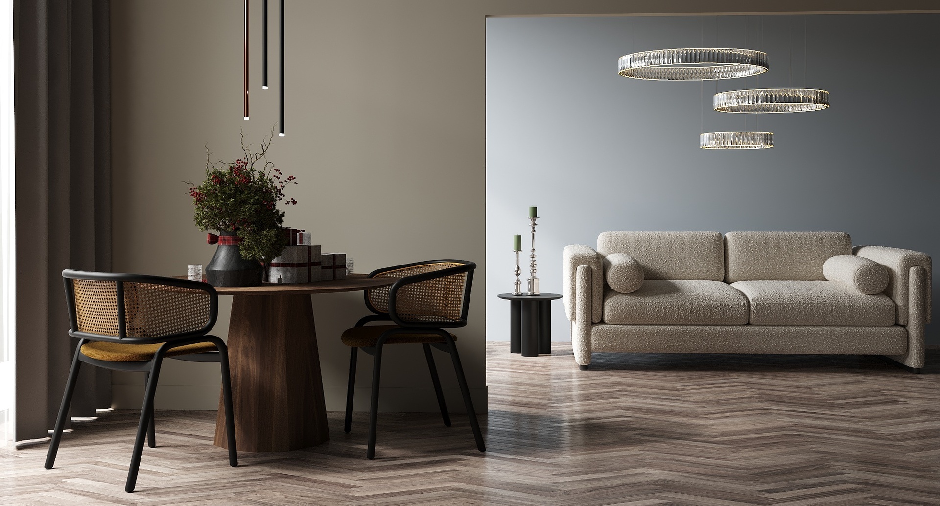 Люстра Milosh tendence 0907CL-190CH