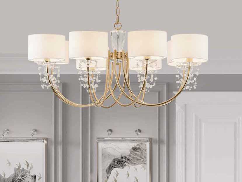 Подвесная люстра Newport 4368/C new gold М0070360