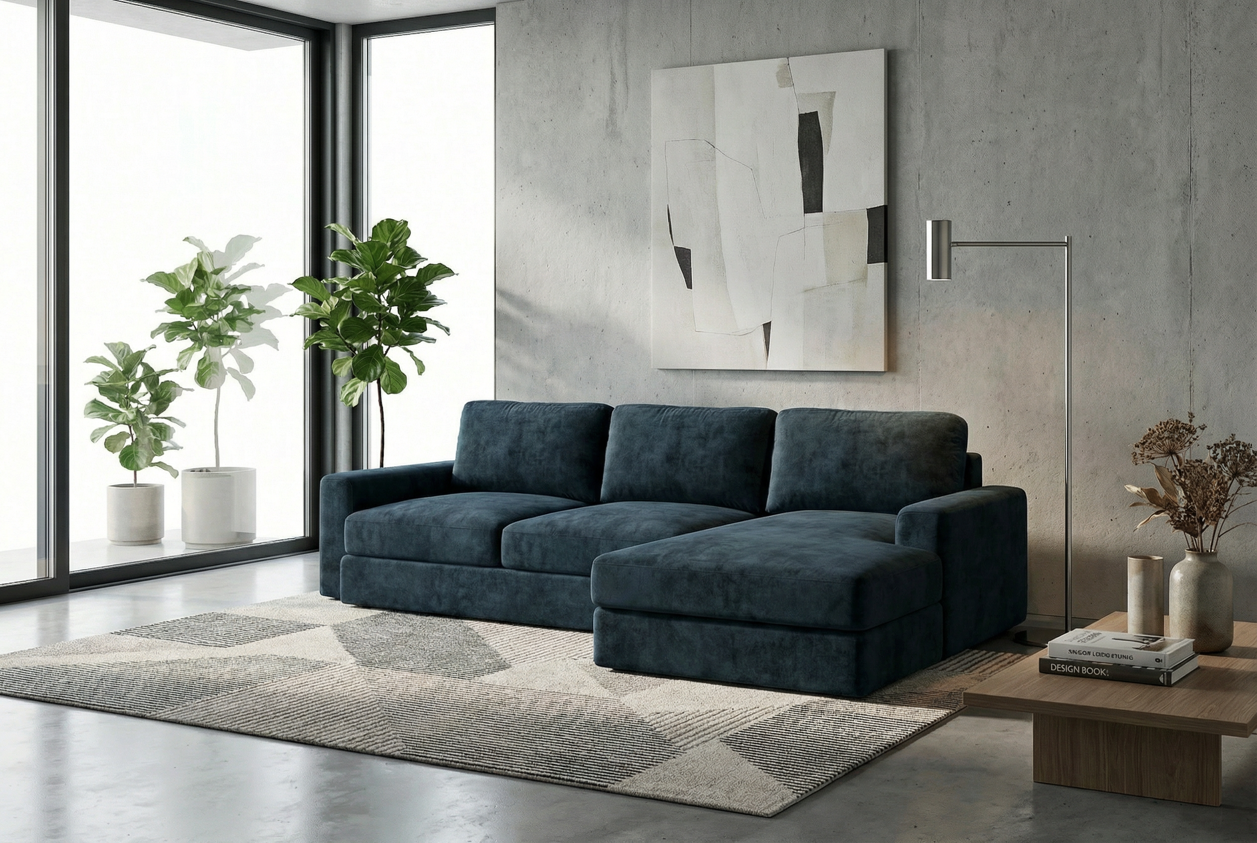 Диван Cloud Palermo с оттоманкой