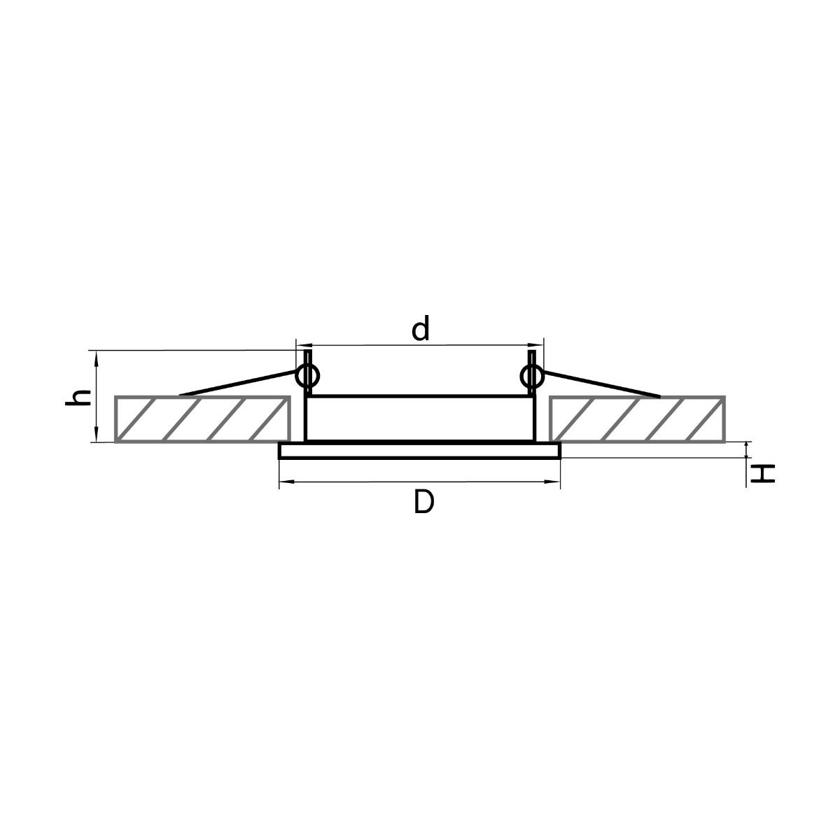 Встраиваемый светильник Lightstar Tensio 212117