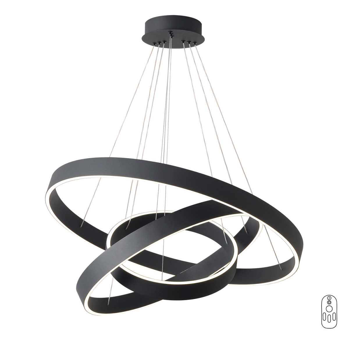 Подвесная люстра Crystal Lux TRON SP158W LED BLACK