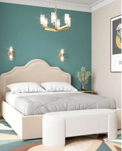 Банкетка Stool Group Taks букле белый