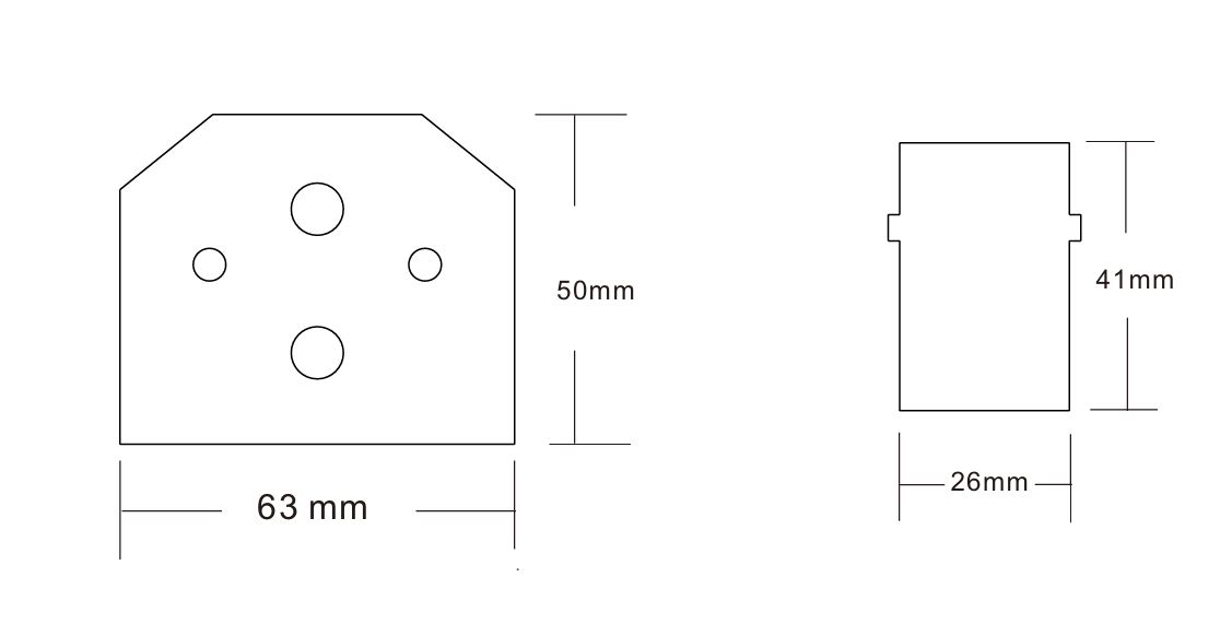 Заглушка для встраиваемого трека Crystal Lux CLT 0.235 06 BL