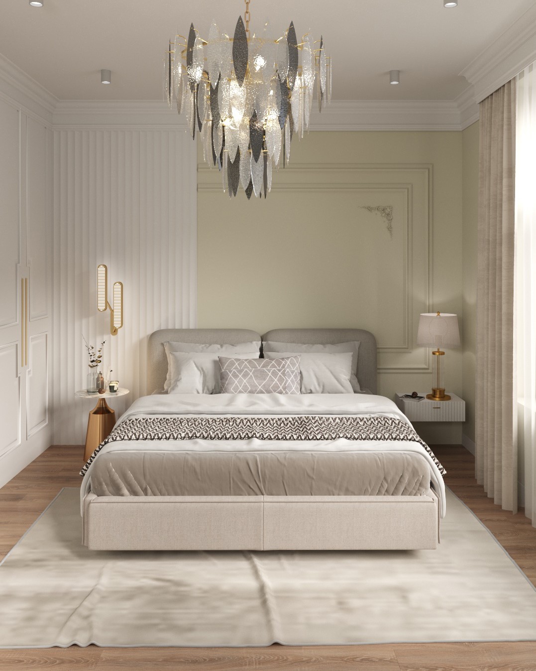 Люстра Milosh tendence 0819CL-8GD