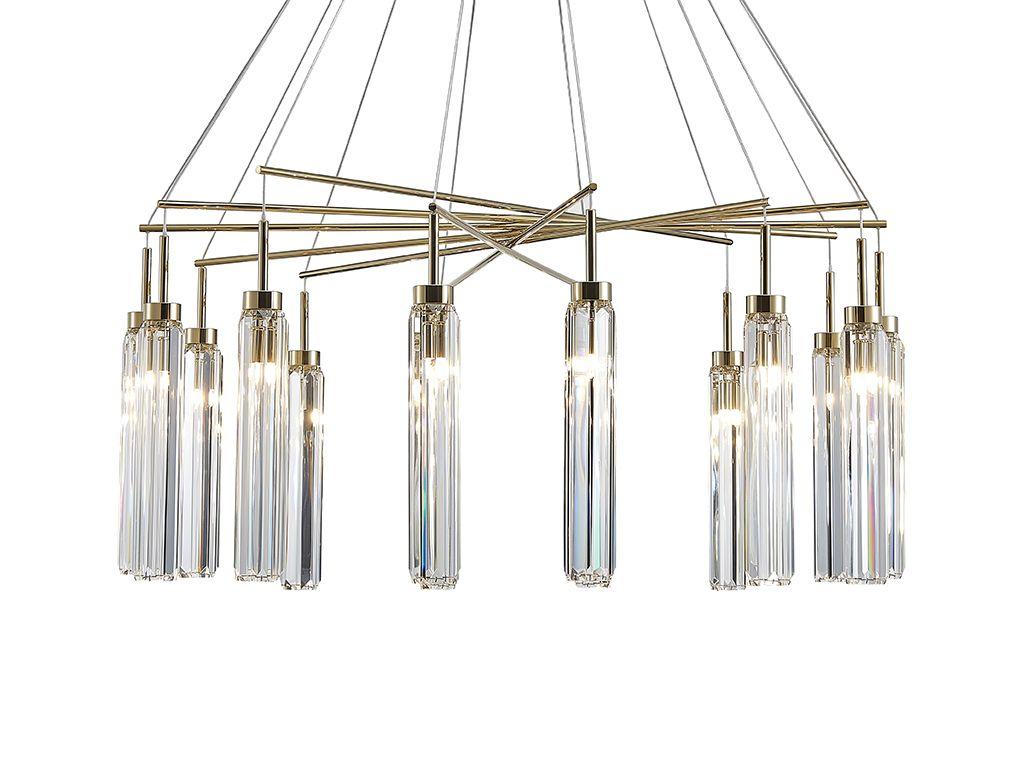 Подвесная люстра Newport 4524+10/S gold М0068063