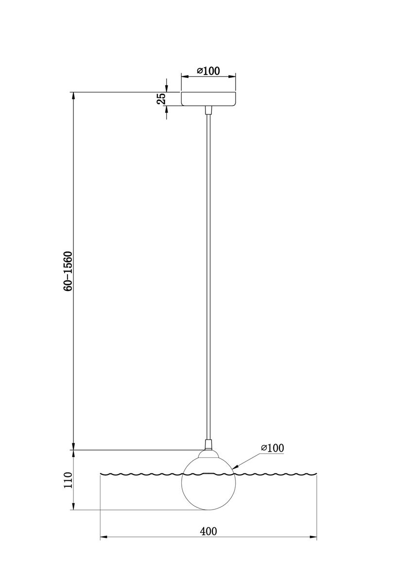 Подвесной светильник Freya Jovian FR5390PL-01W