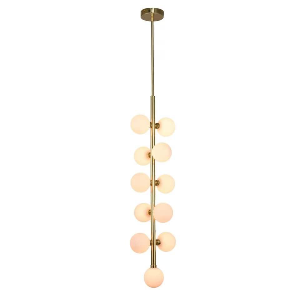 Подвесная люстра iLamp Golden 777P/11 GL-WH
