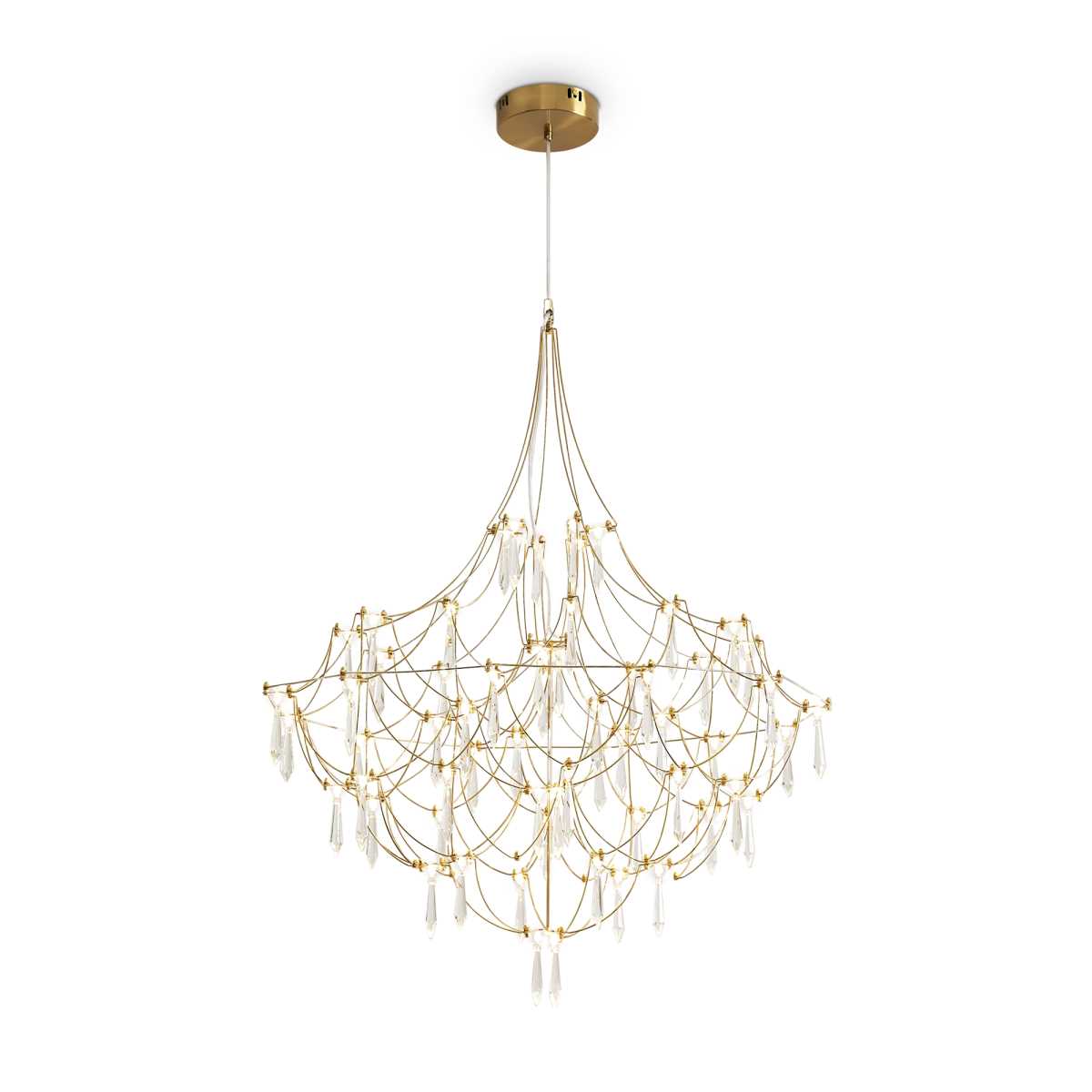 Подвесная светодиодная люстра Freya Amela FR6138PL-L44BS