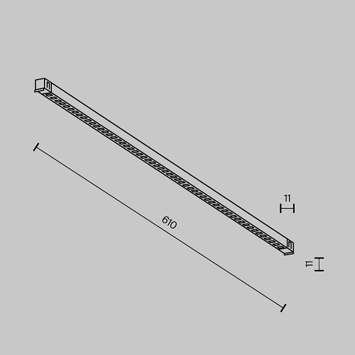 Трековый светильник Maytoni Technical EXILITY X Points TR241-2-12W4K-B