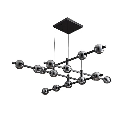 Люстра подвесная Alfa Light F3024-17 SMOKE