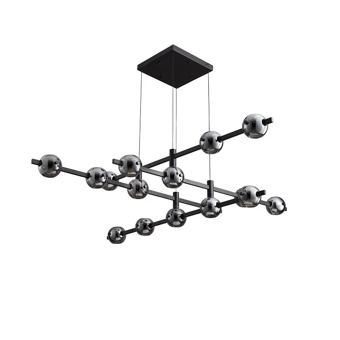 Люстра подвесная Alfa Light F3024-17 SMOKE