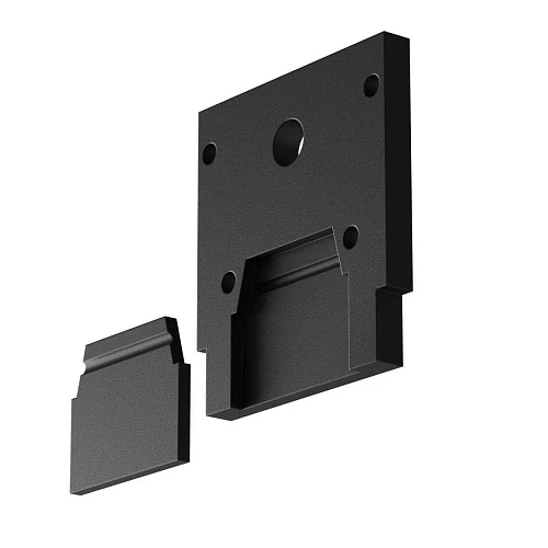 Торцевая заглушка для шинопровода Maytoni Technical ClipLine Exility черная 1шт TRA034EC-SCCL-42B