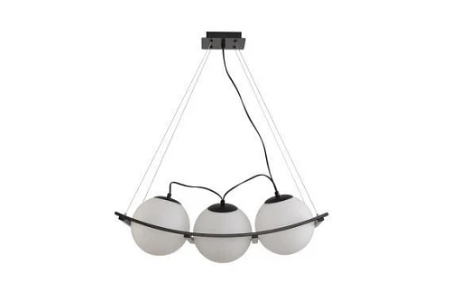 Люстра подвесная Alfa Light F3524-06 White+Black E27*3