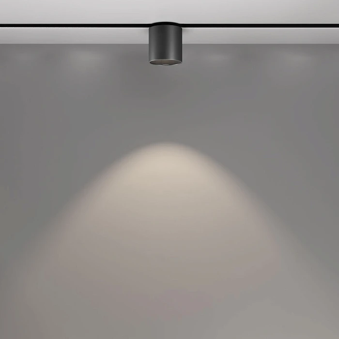 Трековый светодиодный светильник Maytoni Technical Magnetic Exility Alfa S TR132-2-7W4K-B