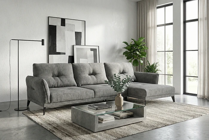 Диван SAIWALA Корсика с оттоманкой