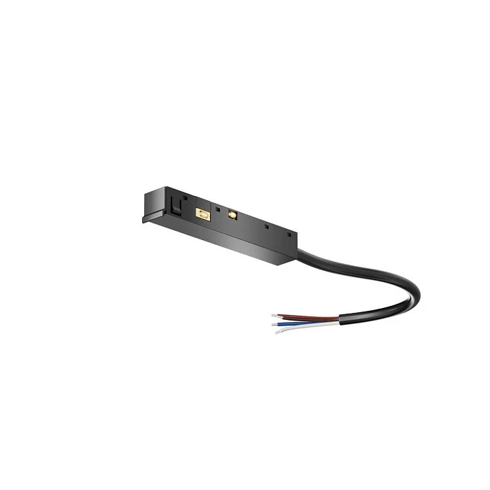 Ввод питания Exility X, черный Maytoni Technical EXILITY X Accessories for tracks Exility X TRA239B-42B