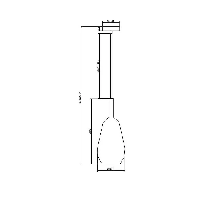 Подвесной светильник Maytoni Duality MOD271PL-01B8