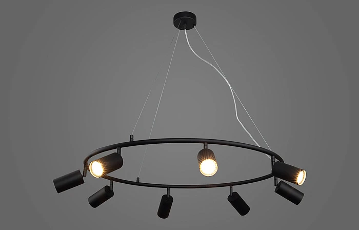 Светильник подвесной Crystal Lux RIVO SP8 BL