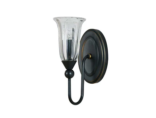 Бра NEWPORT 3711/A black+gold