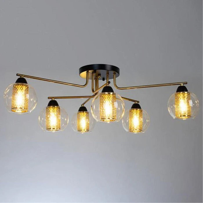 Потолочная люстра Arte Lamp Manchester A7045PL-6BK