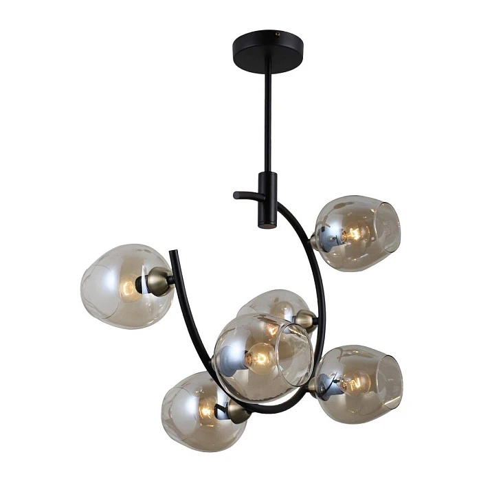 Подвесная люстра Gerhort G71163/6BK+AB AMB