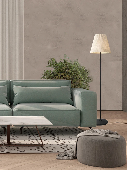 Торшер Milosh tendence 0910FL-1BK