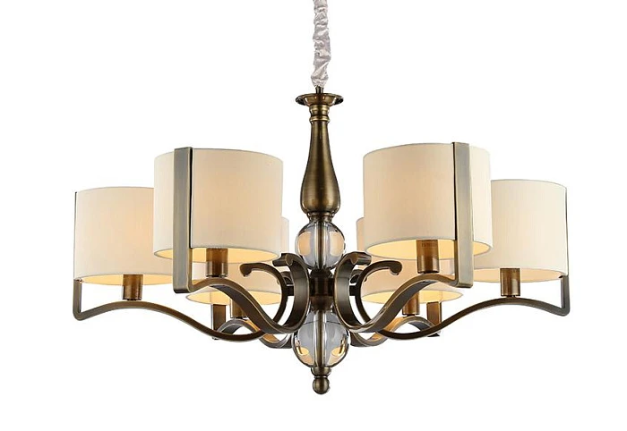 Люстра NEWPORT 31305+1/C black brass