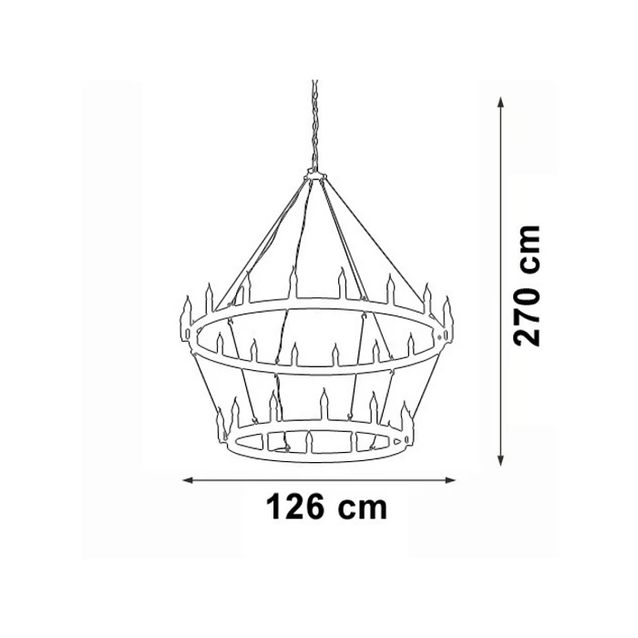 Подвесная люстра Vitaluce V1837-8/18+12