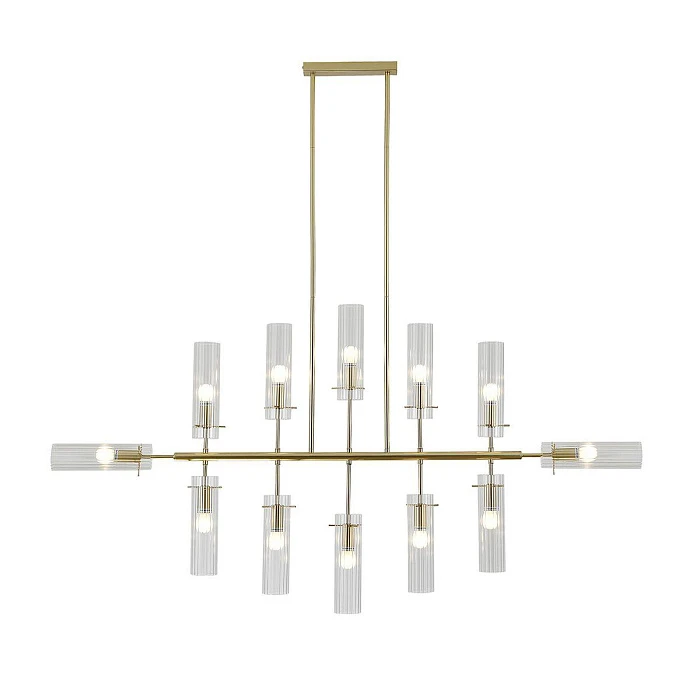 Подвесная люстра Indigo Saetta 11053/12R Gold V000565