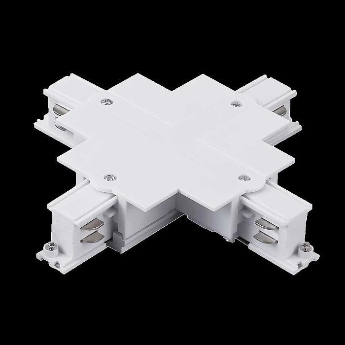 Соединение крестовое встраиваемое с подводом питания к треку 5030xx-R Quattro Lightstar 503146-R