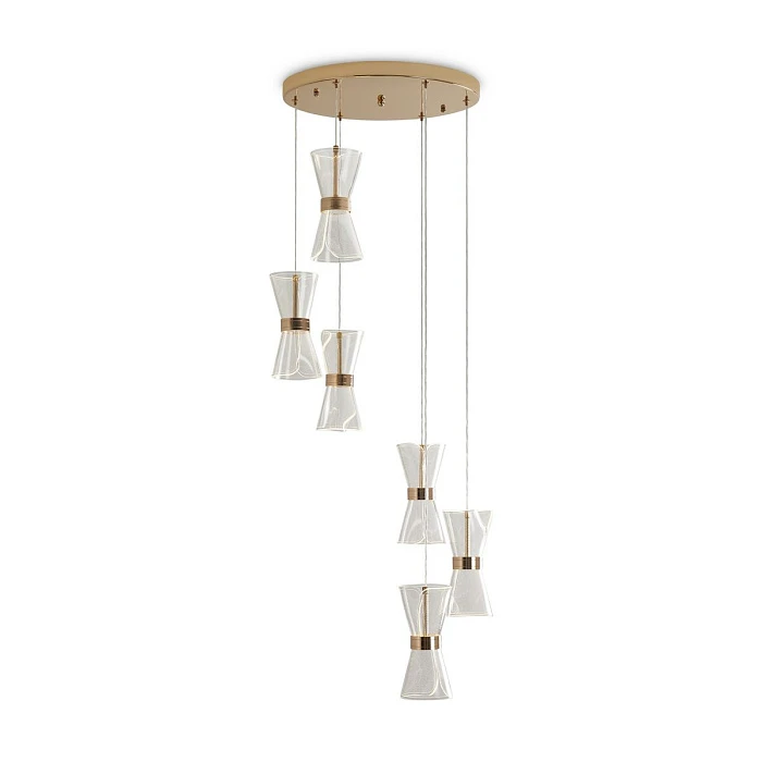 Подвесная светодиодная люстра Freya Dress FR5438PL-L37G