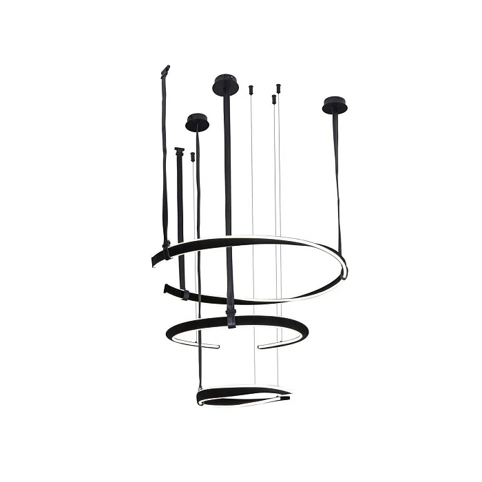 Люстра Kink Light Маджена черный 07656-3A,19(4000K)