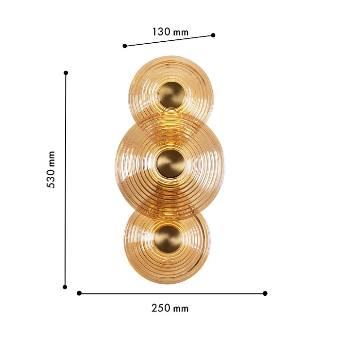 Настенный светильник Favourite Whirlpool 4571-3W