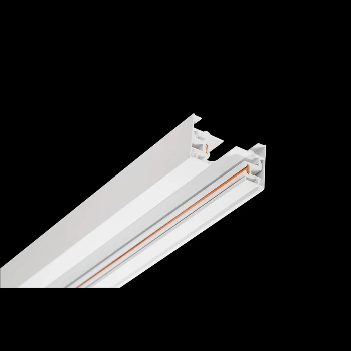 Шинопровод однофазный с питанием и заглушкой Crystal Lux CLT 0.11 01 L2000 WH