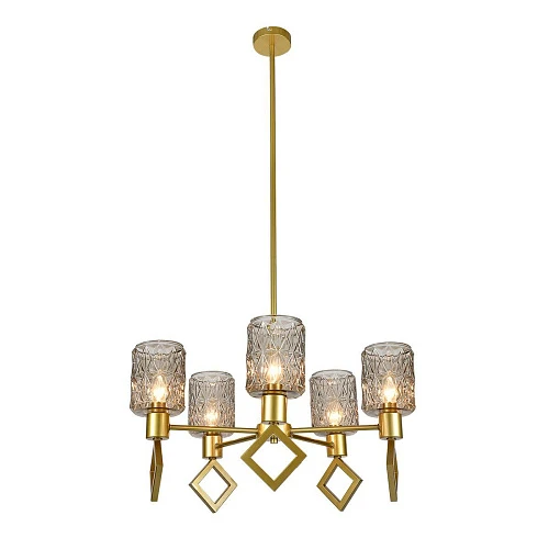 Подвесная люстра Indigo Preda V13025/5R Gold V000469