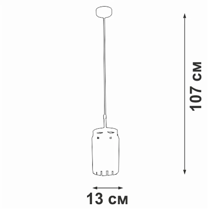 Подвесной светильник Vitaluce V5151-0/1S