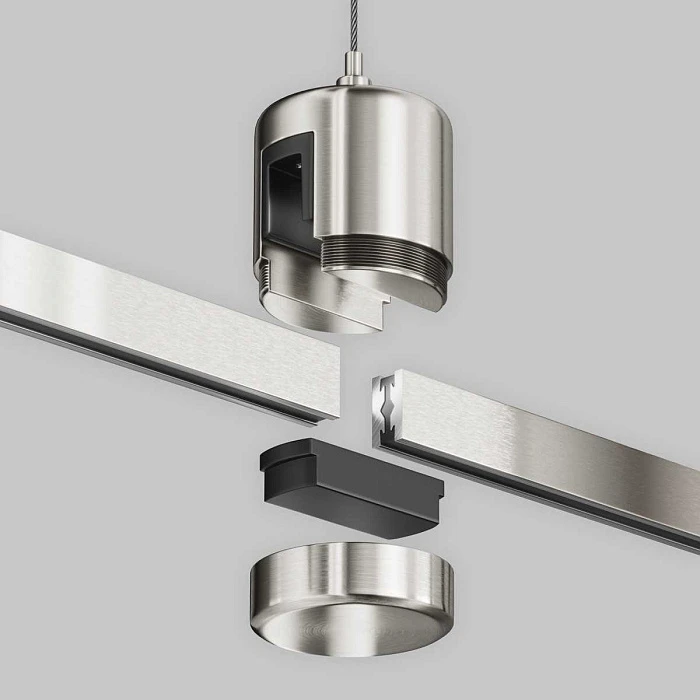 Подвес тросовый Hang с прямым коннектором питания Maytoni Technical TRA157SW-IPC1-PT