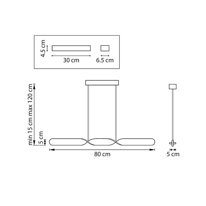 Люстра подвесная Torino Lightstar 615089