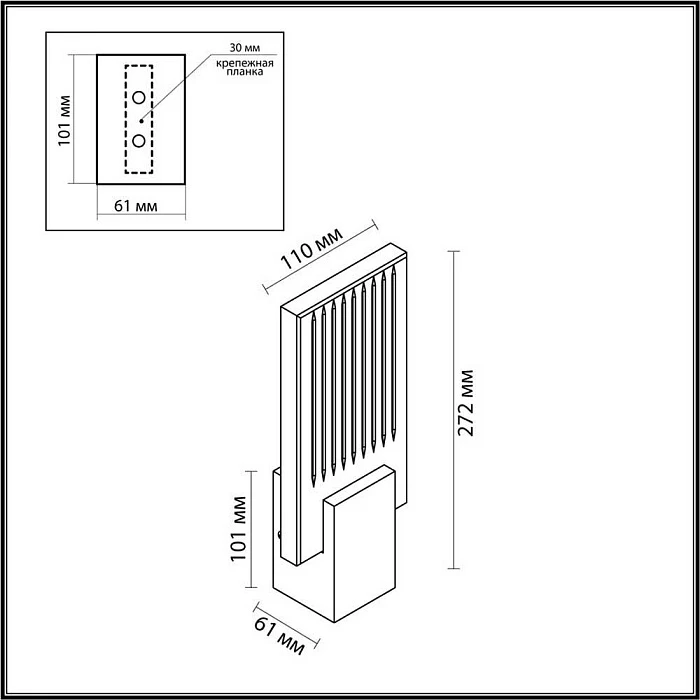 Бра Odeon Light Ricci 4363/5WL