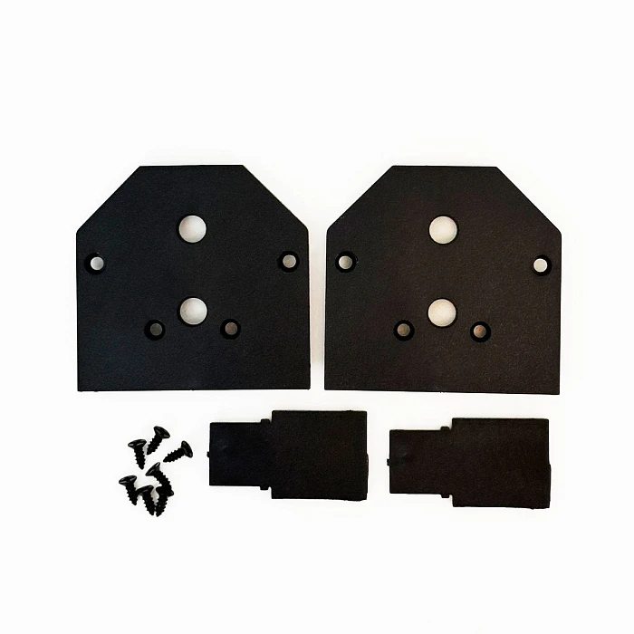 Заглушка для встраиваемого магнитного трека в натяжной ПВХ потолок, в комплекте 2 шт Crystal Lux Space CLT 0.234 06 BL